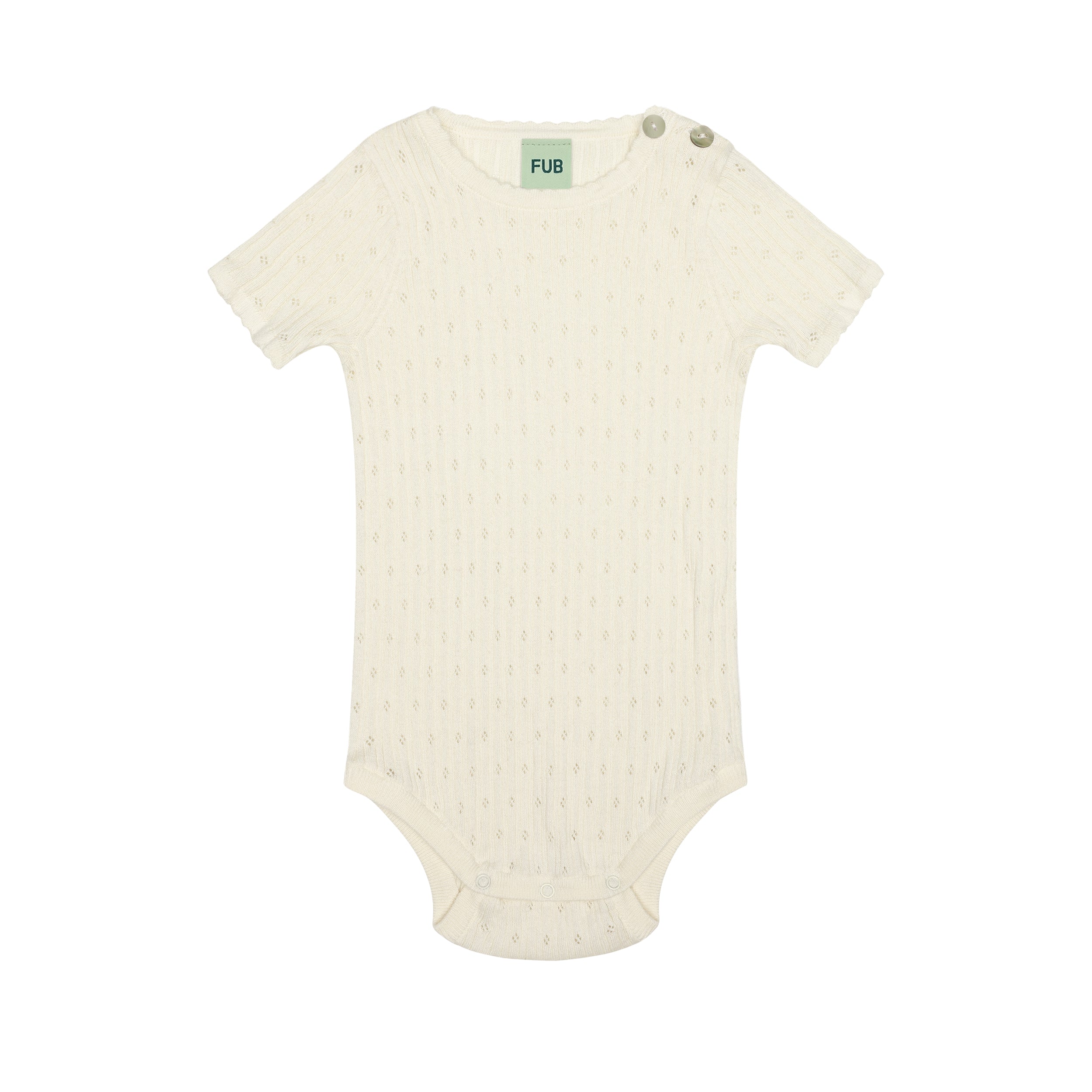 Baby Pointelle Body - Ecru