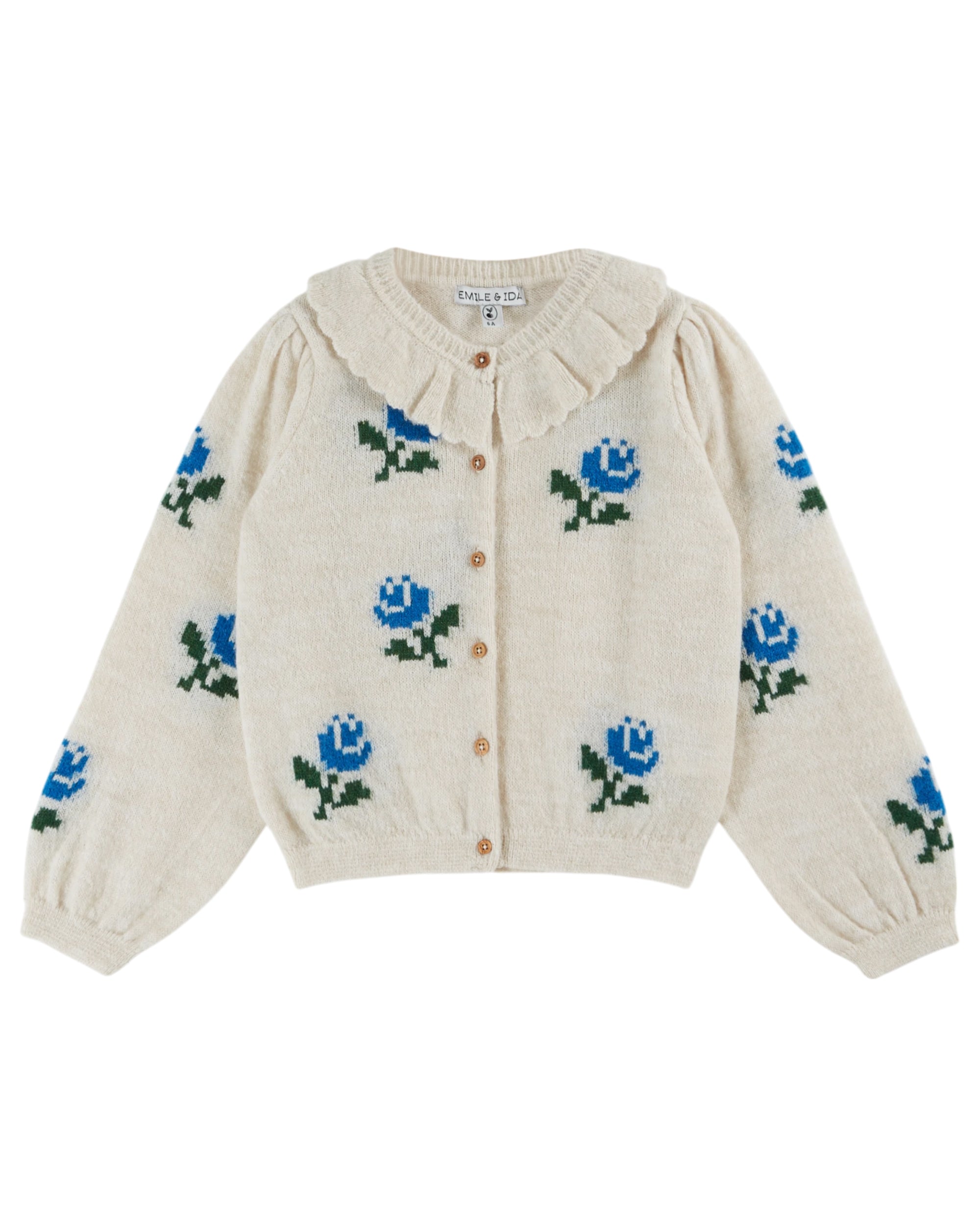 Flowers Vest - Ecru