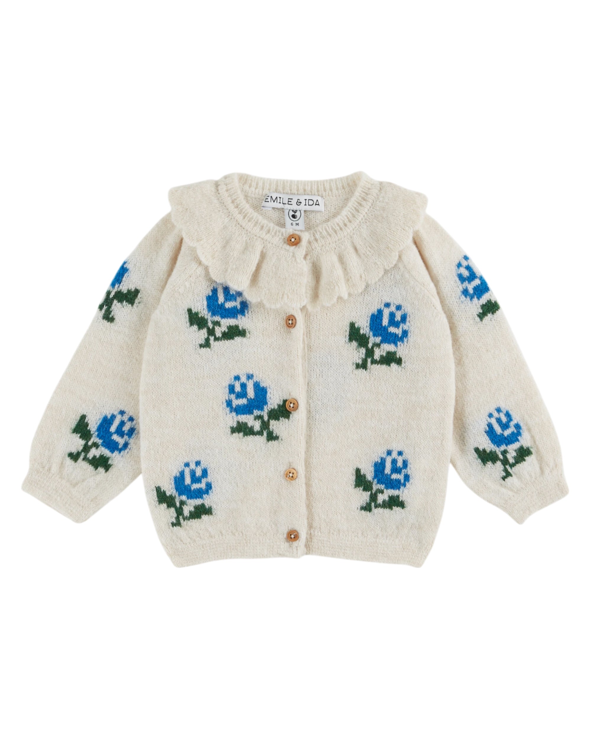 Flowers Vest - Ecru