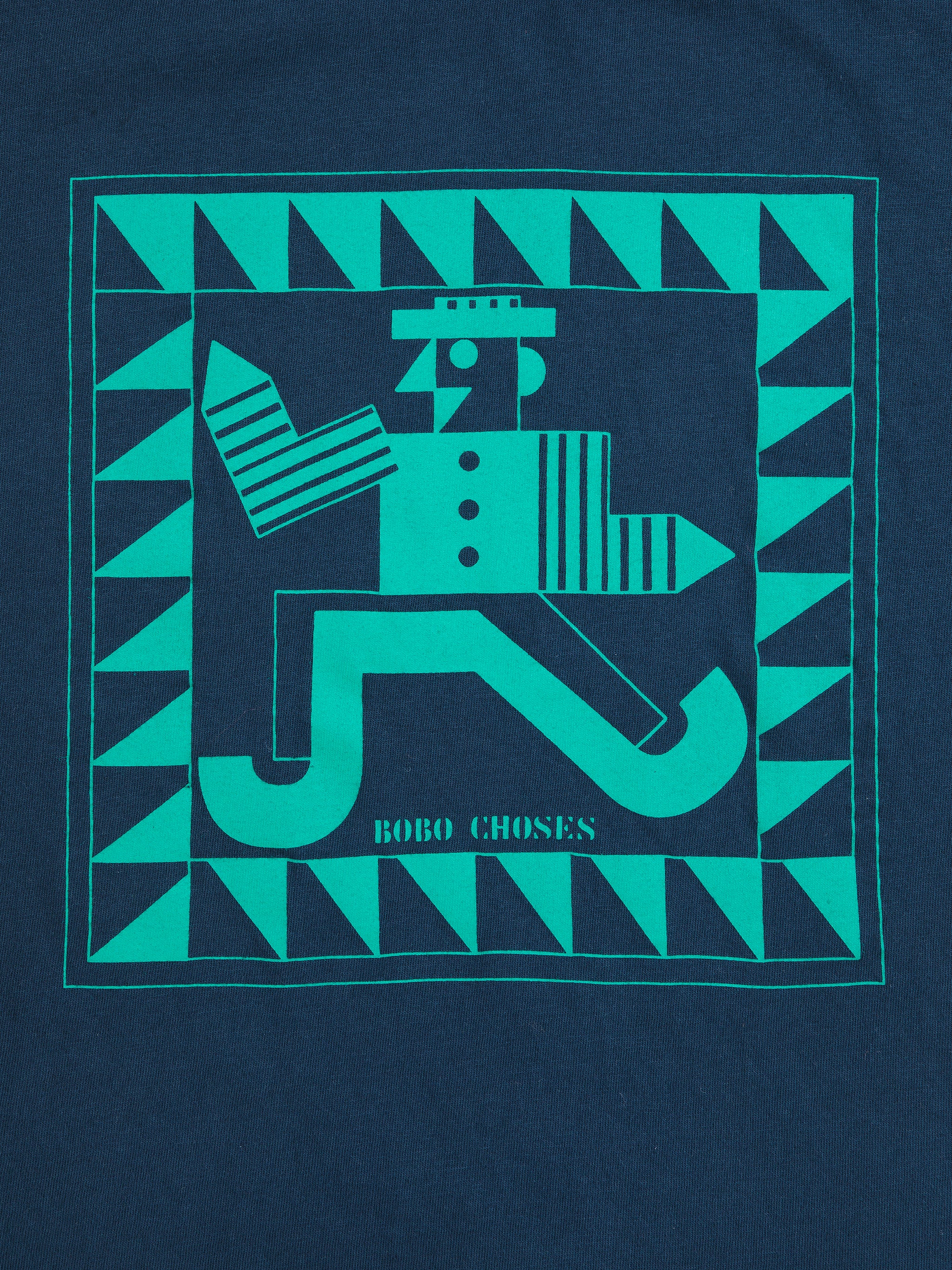 Mr Pencil T-shirt - Blauw
