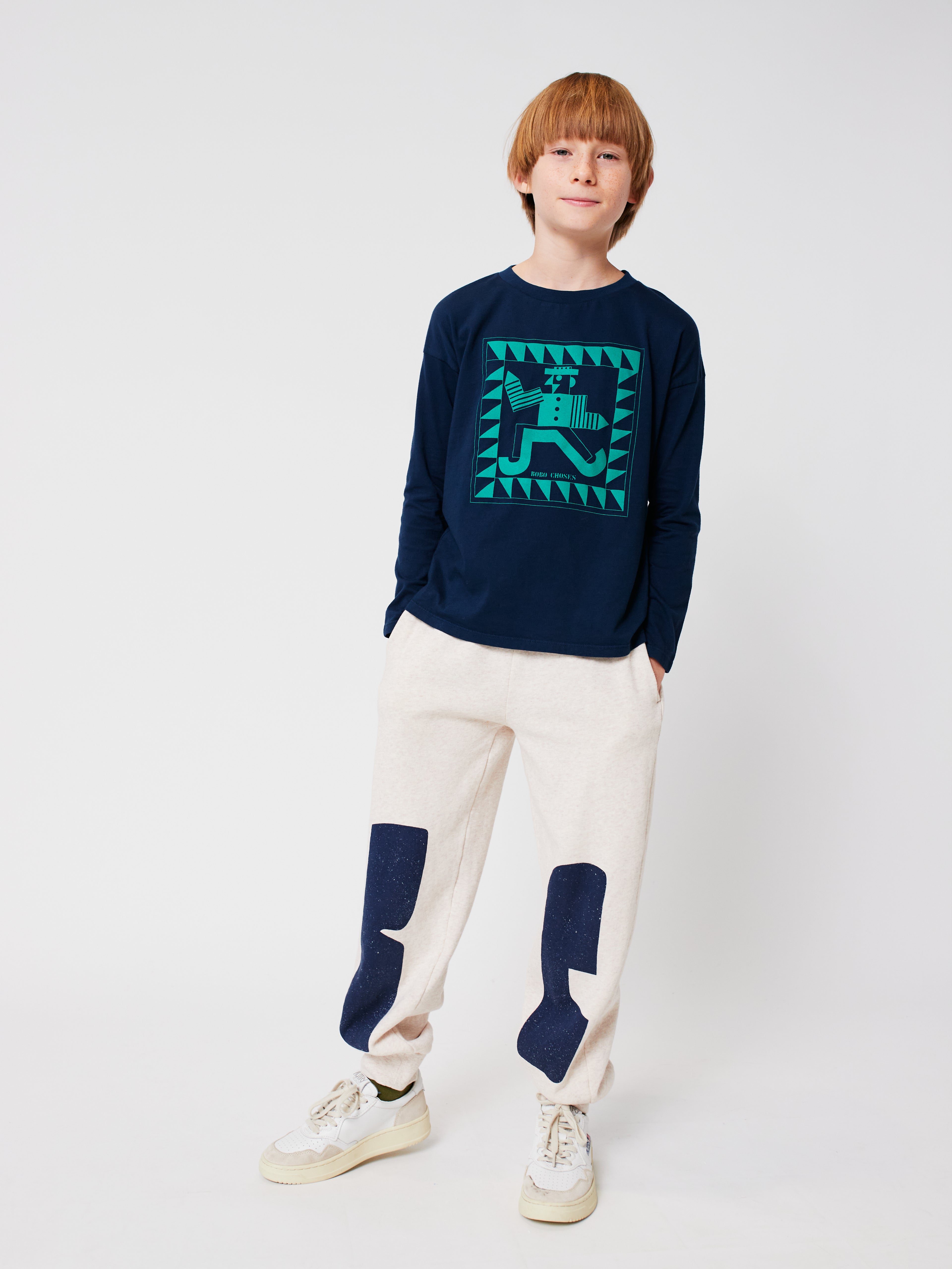 Mr Pencil T-shirt - Blauw
