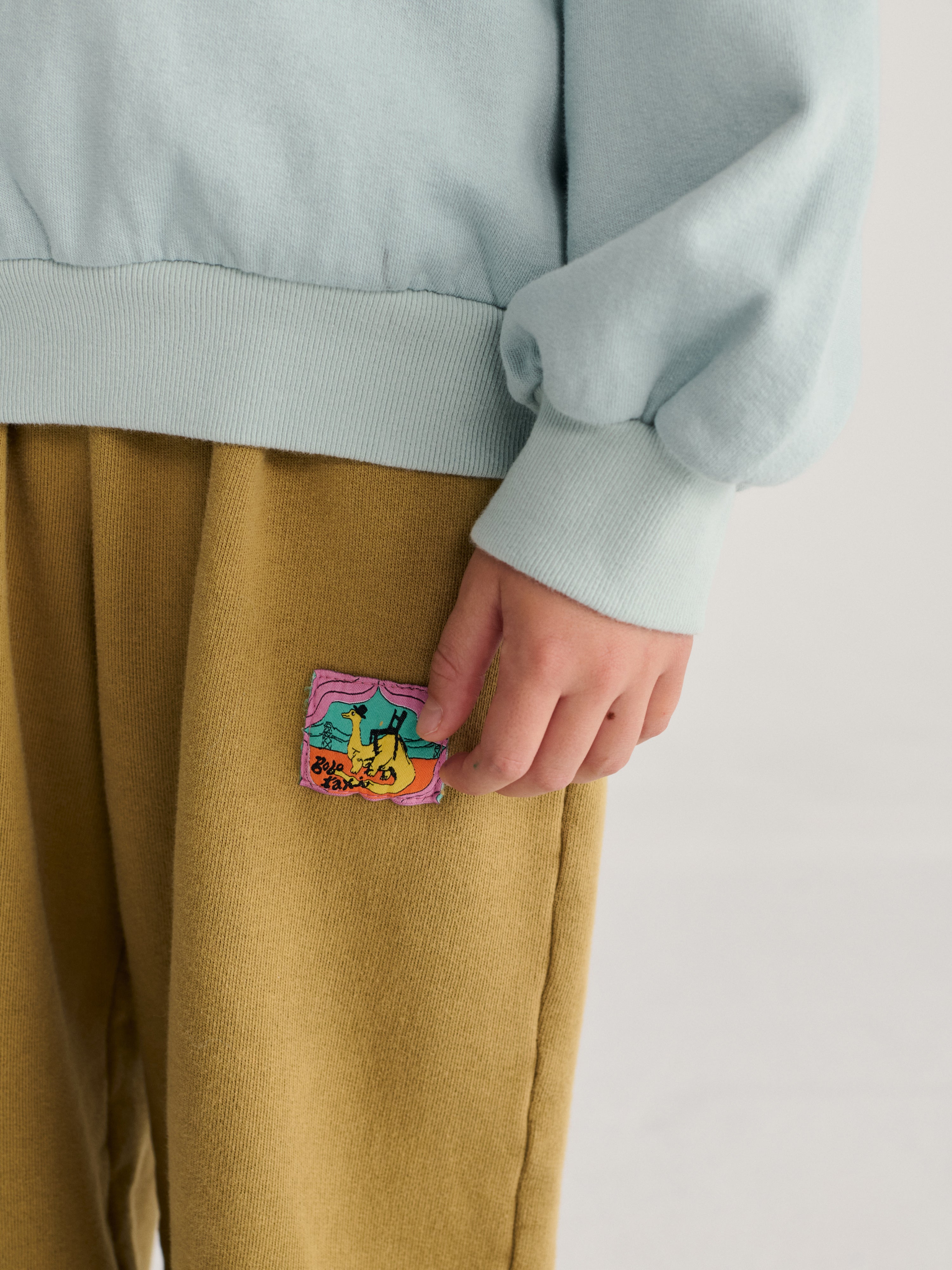 Taxi Saurus Tag Cocoon Jogging Pants - Khaki