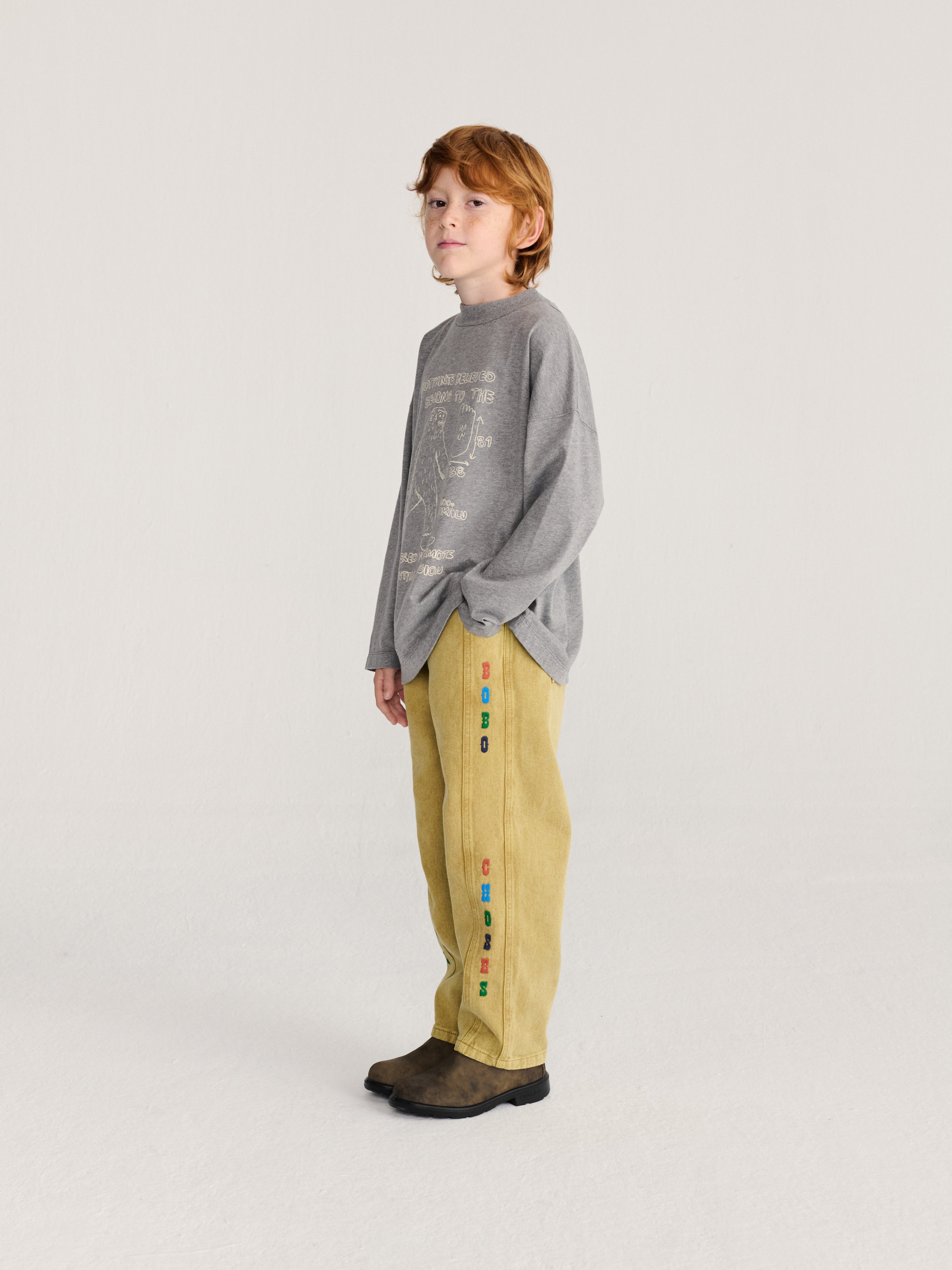 Bobo Choses Twill Pants - Khaki