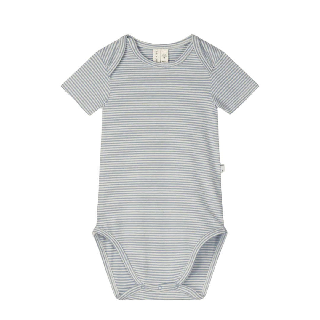 Baby Romper - Stone Grey/Cream