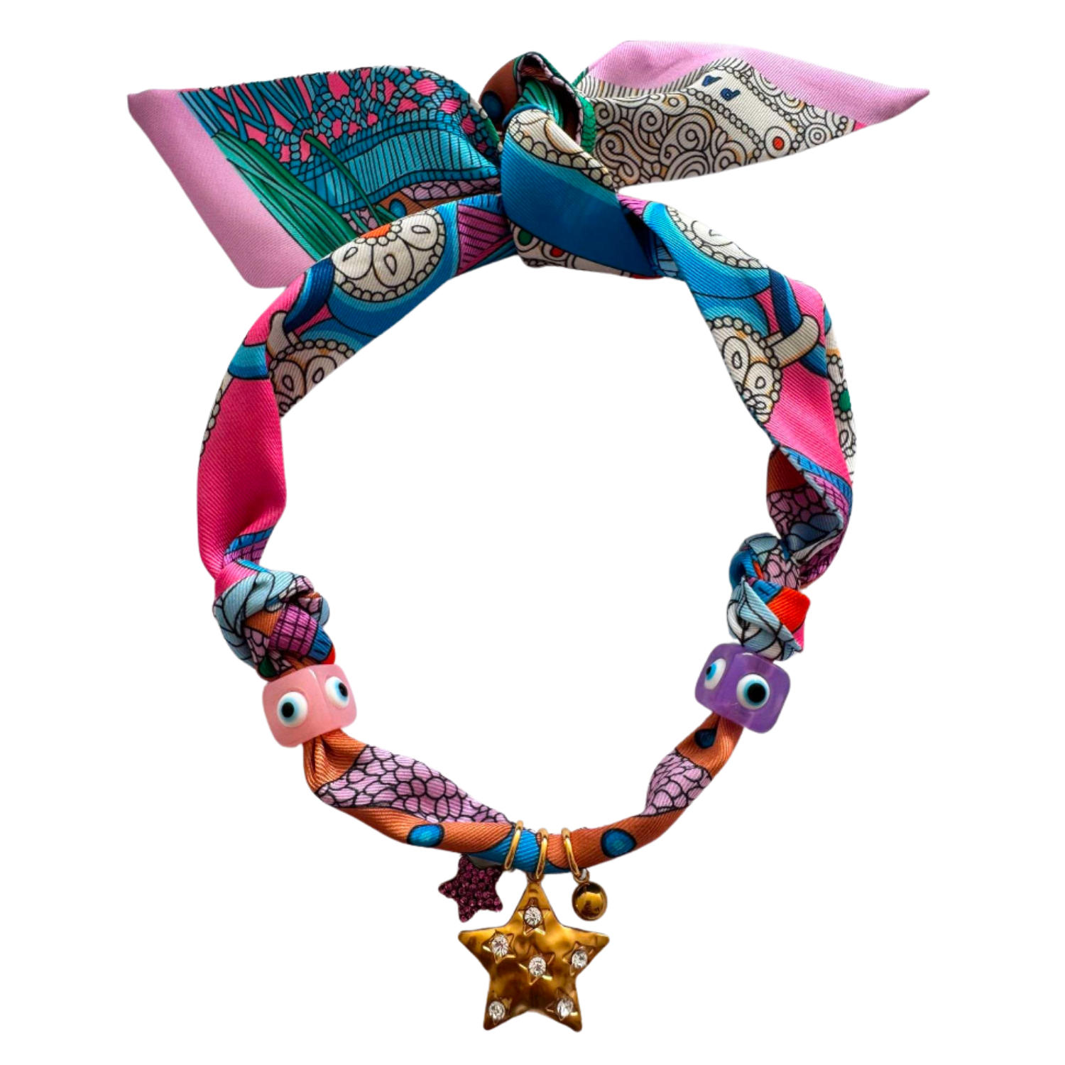 Bandana Ketting - Roze