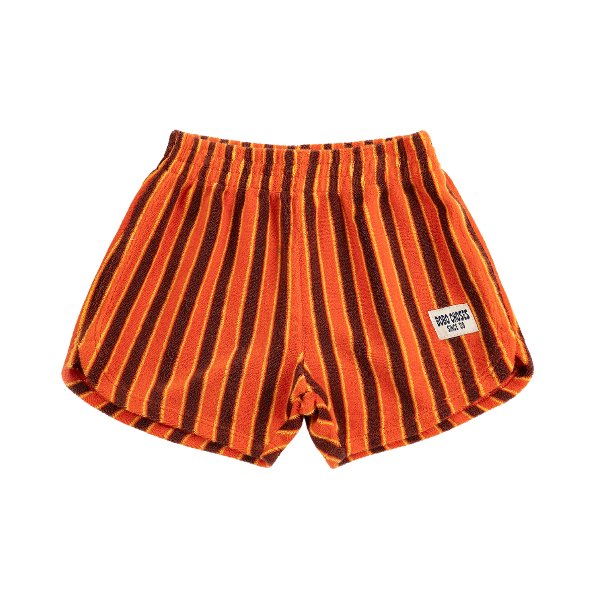 Striped Brick terry cloth shorts