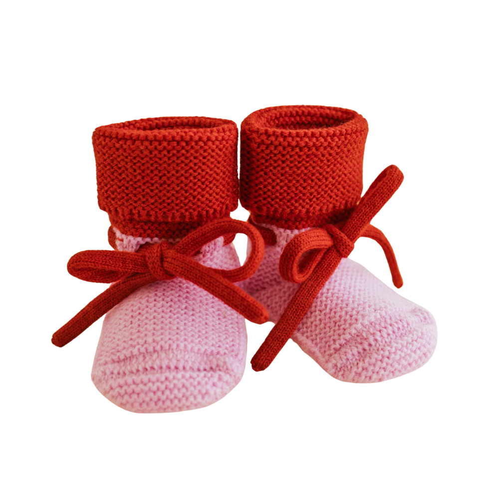 Original Booties - Cotton Candy/Red