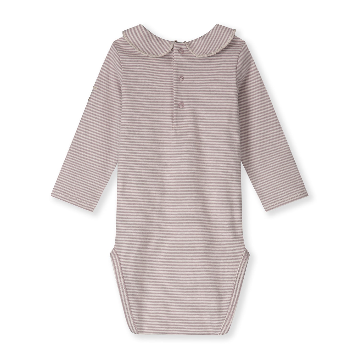 Baby Collar Onesie GOTS - Berry - Cream