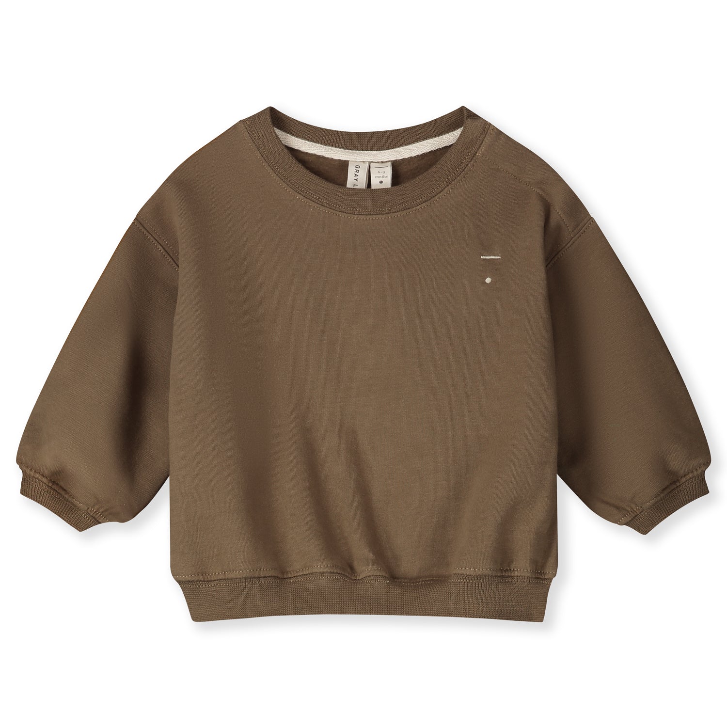 Baby Dropped Shoulder Sweater GOTS - Woody