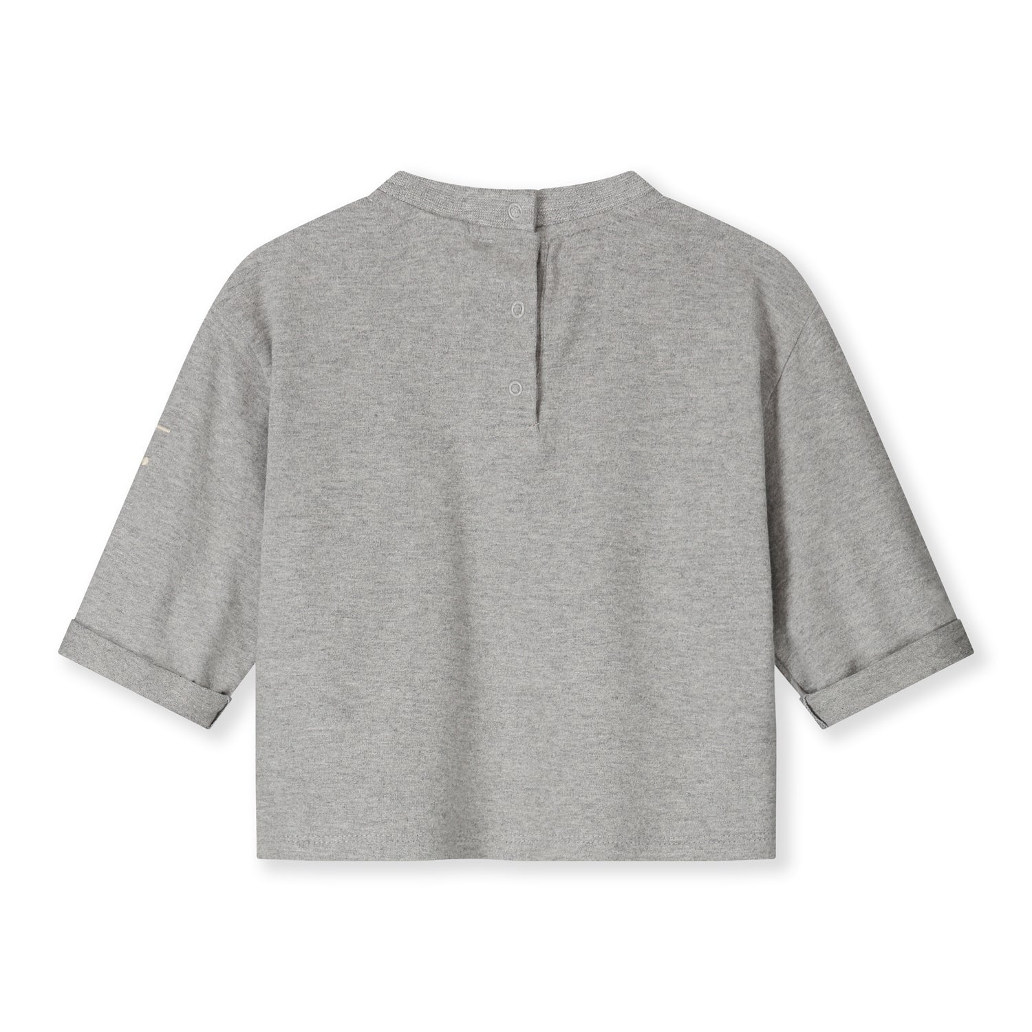 Baby L/S Pocket Tee - Grey Melange