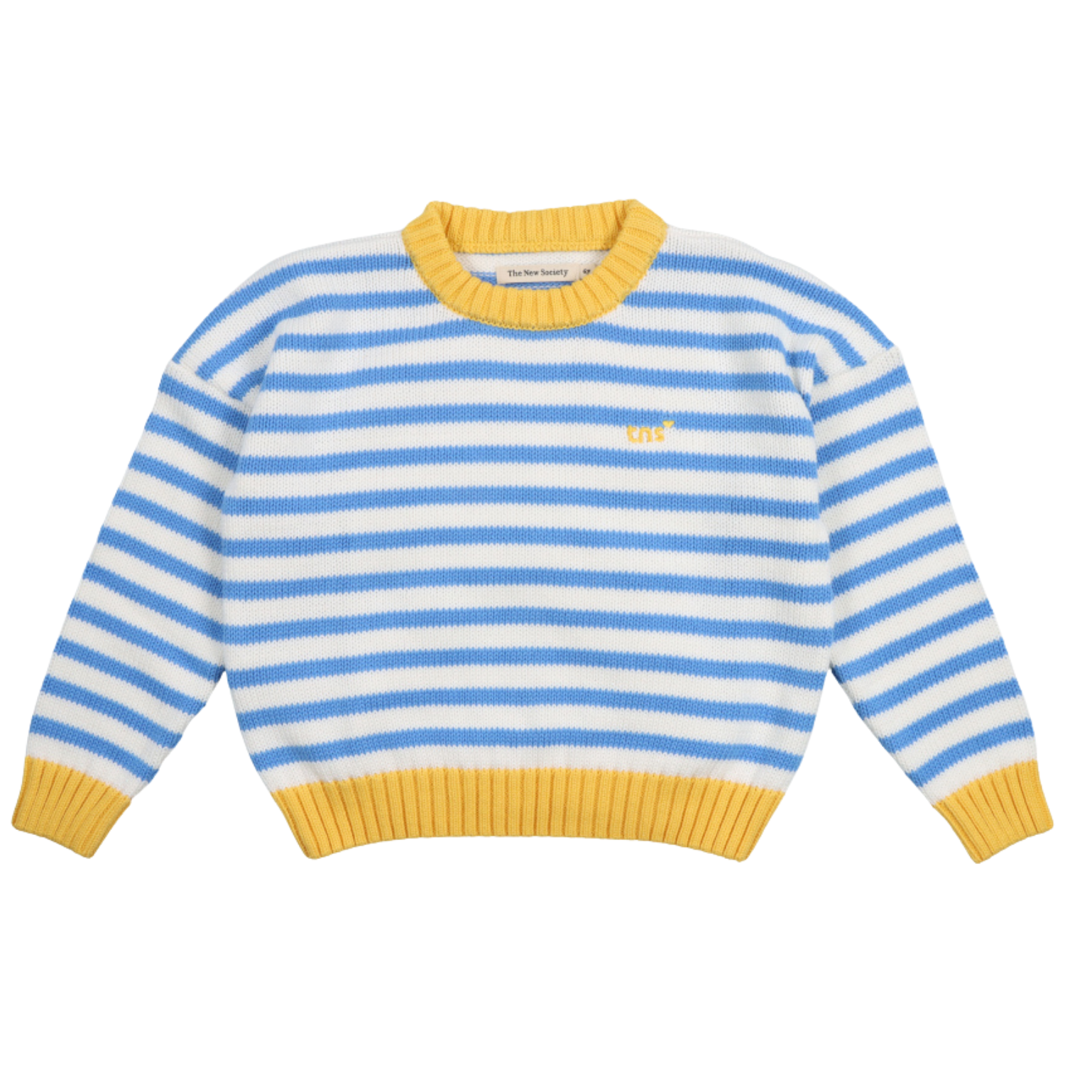 Marigold Jumper Vista Blue Stripes