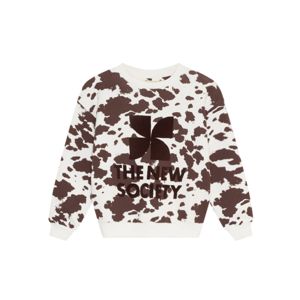 Tns Logo Sweatshirt - Cow Print