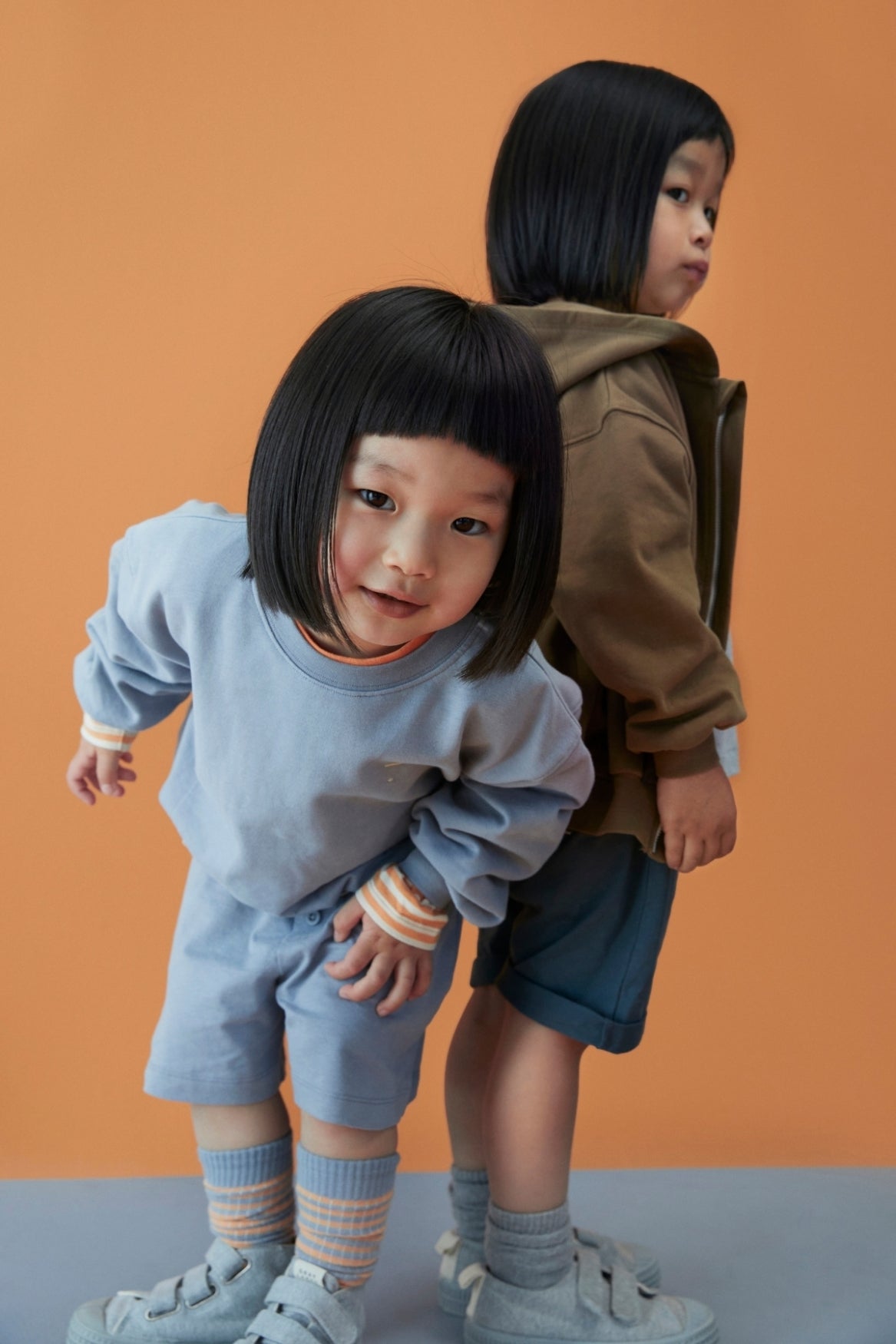 Dropped Shoulder Sweater Gots - Stone Gray