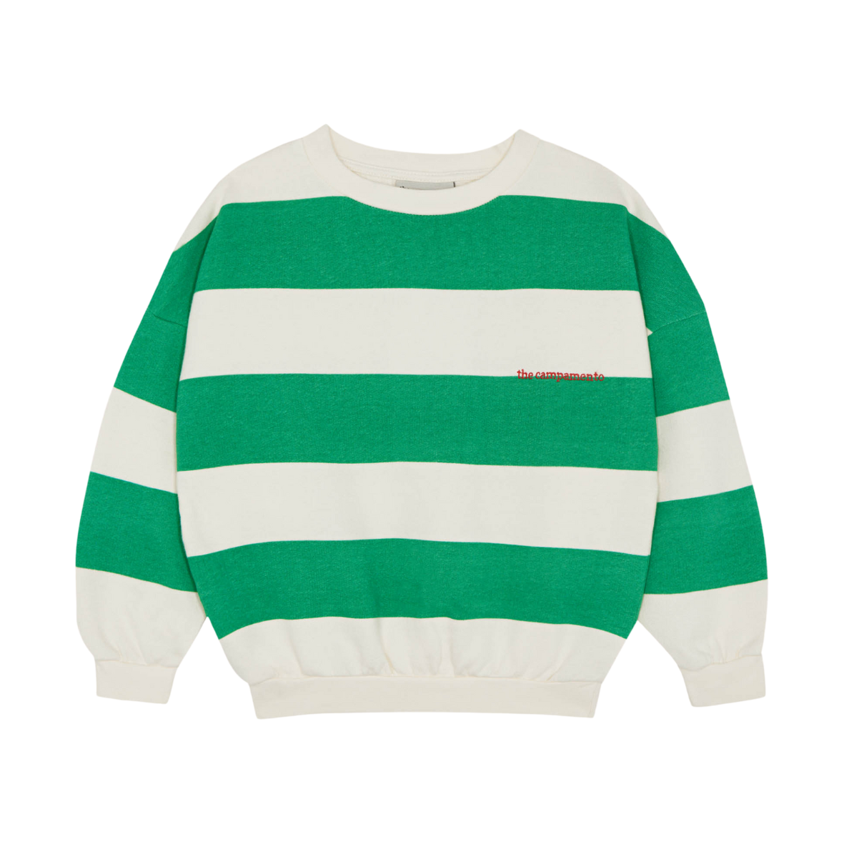 Green Stripes Sweatshirt