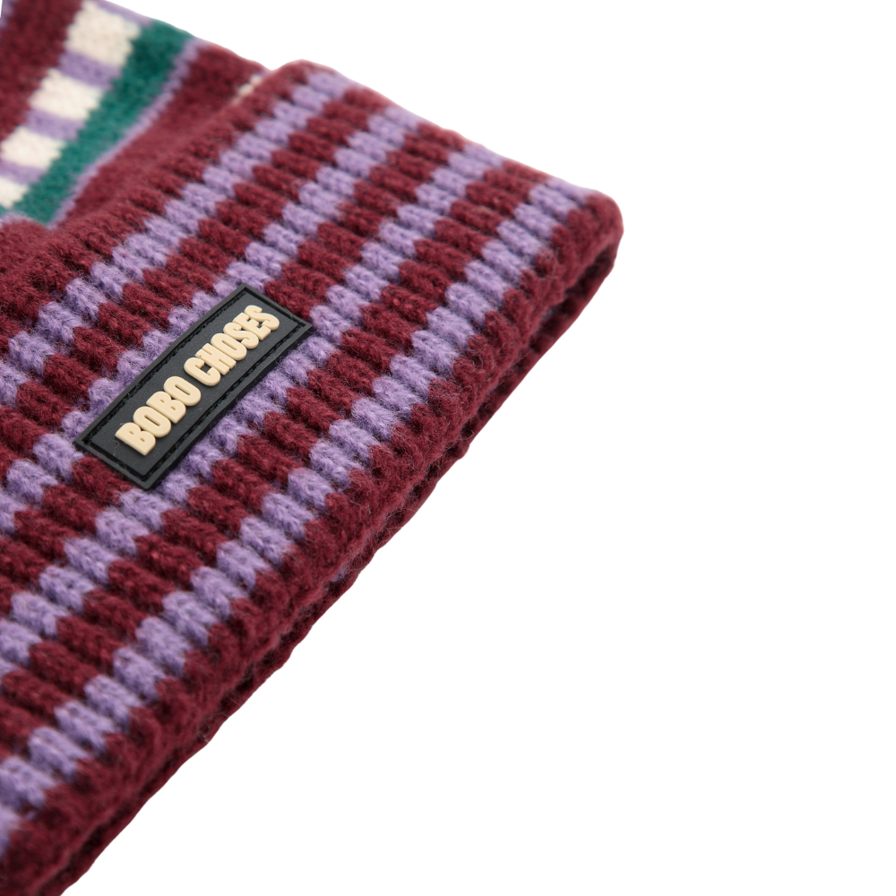 Bobo Choses jacquard Muts - Paars