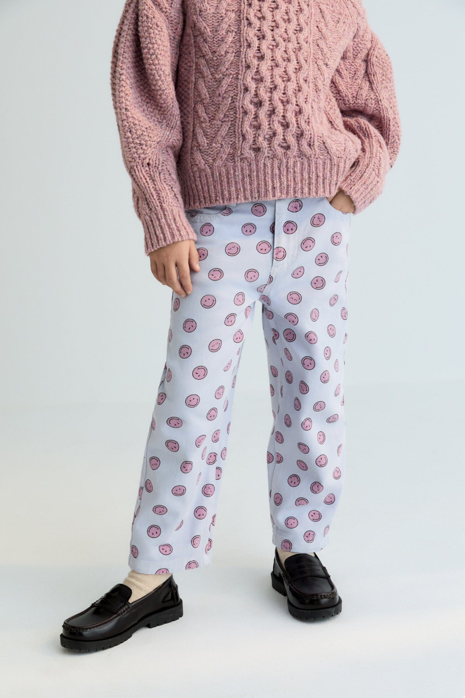 Smiley Broek - Lichtblauw
