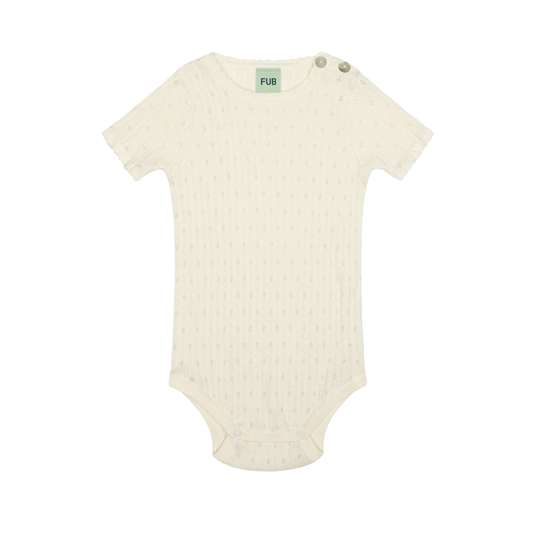 Baby Pointelle Body - Ecru