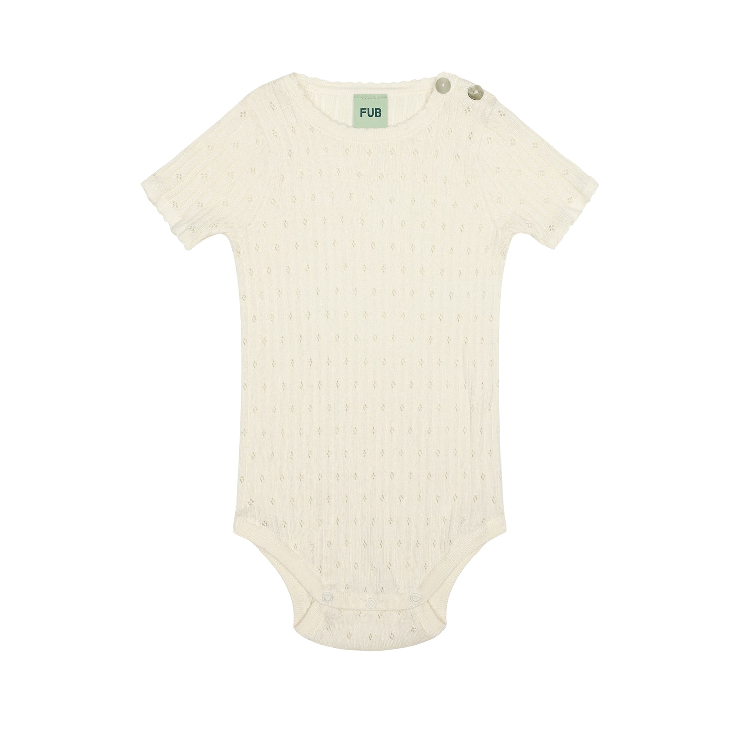Baby Pointelle Body - Ecru