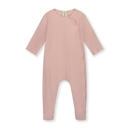 Newborn Suit With Snaps - Faded Pink