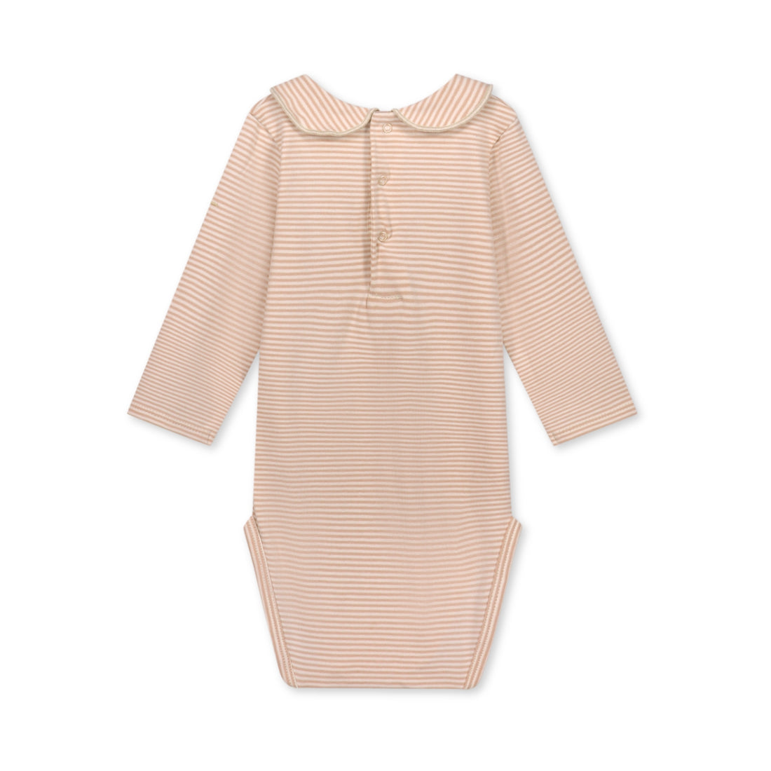 Baby Collar Onesie Faded Pink - Cream