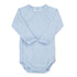 Overslag romper 100% wol - Licht Blauw
