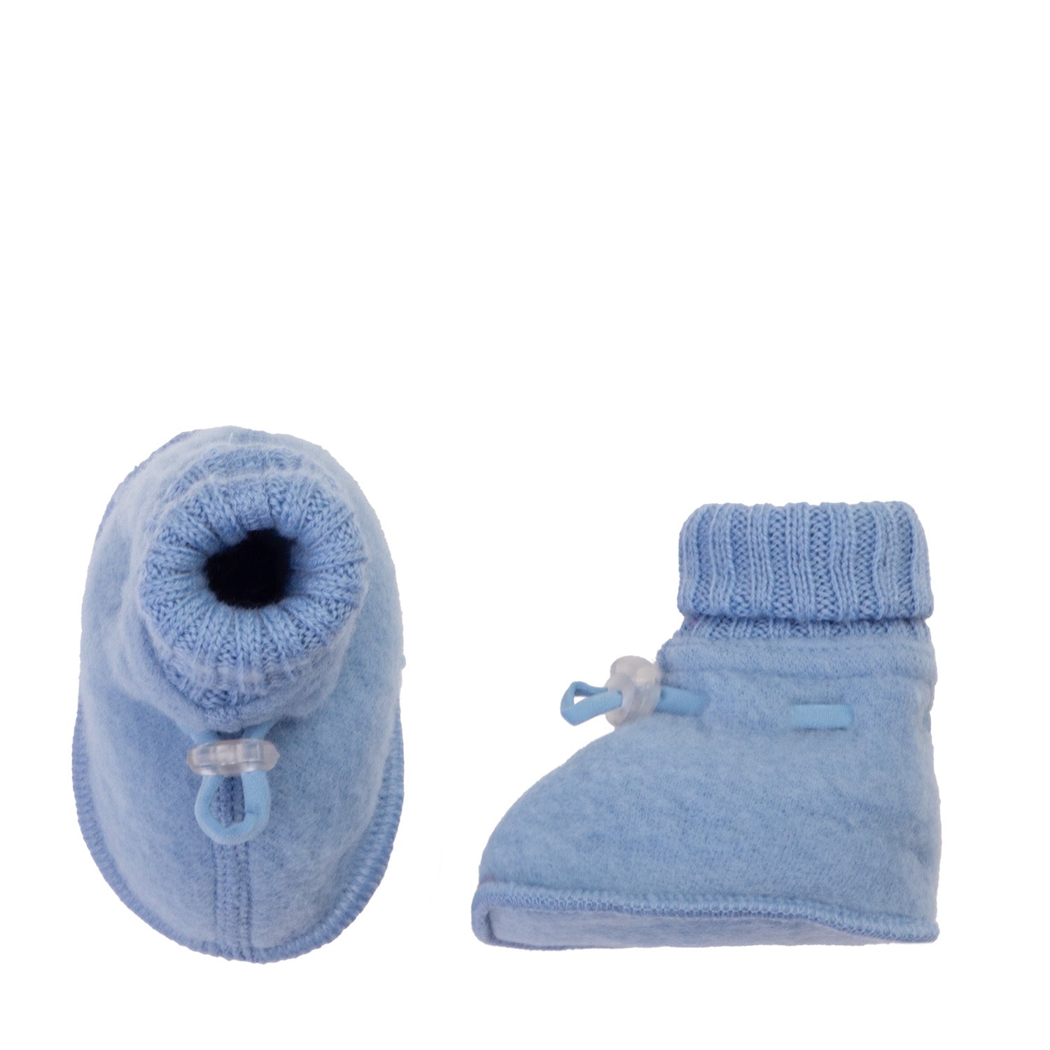 Baby Booties Merino Wol - Licht Blauw