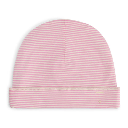 Baby Beanie Gots - Bubblegum - Cream