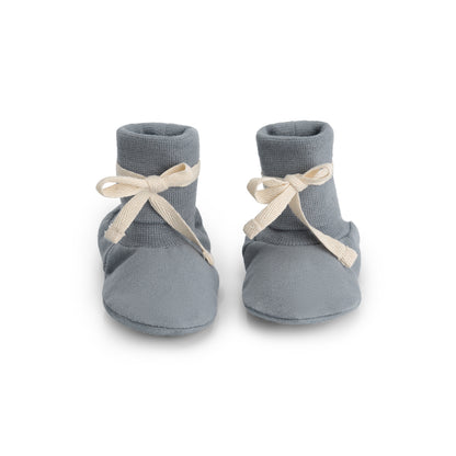Baby Booties Gots - Stone Gray
