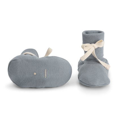 Baby Booties Gots - Stone Gray
