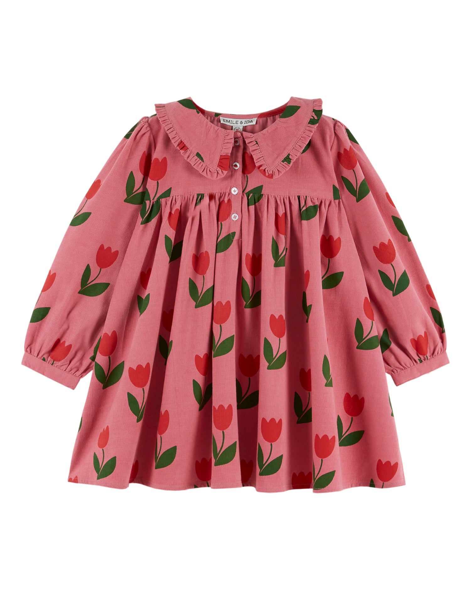 Loose Flounce Collar  Dress - Grande Tulipe