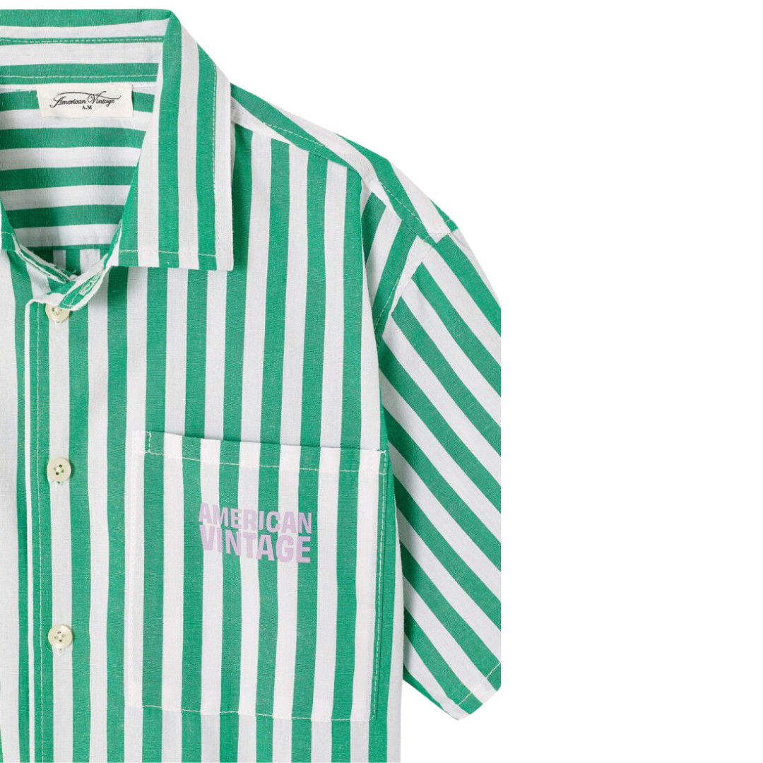 Blouse Gestreept Vextown - Appel Groen