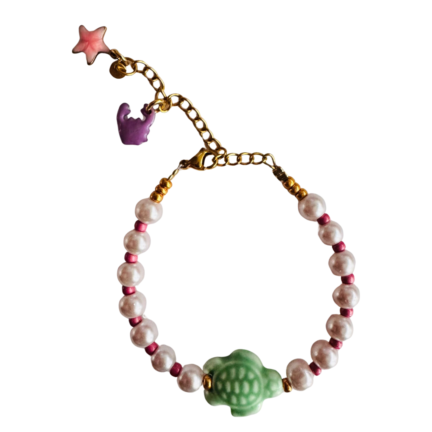 Armbandje schildpad ( verstelbaar)