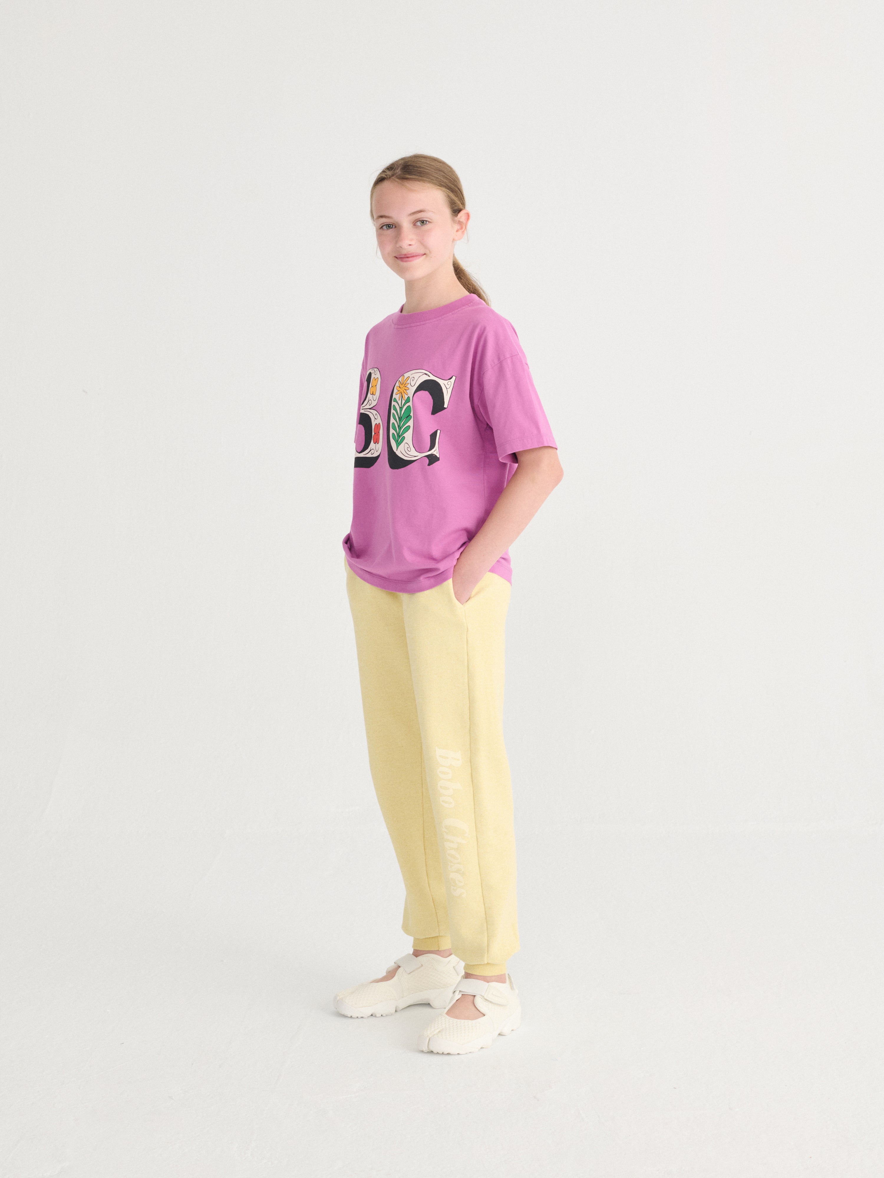 Spring Letters T-shirt - Roze