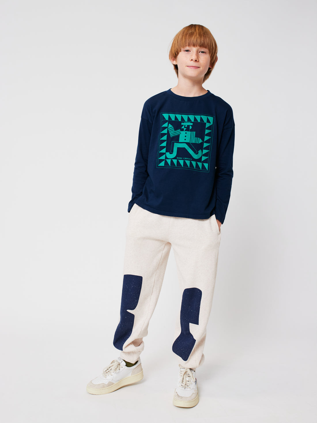 Mr Pencil T-shirt - Blauw