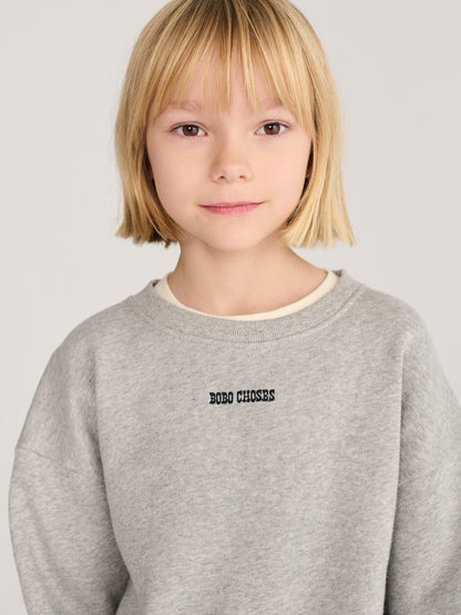 Mush Monster Duo Sweatshirt - Light Heather Grey