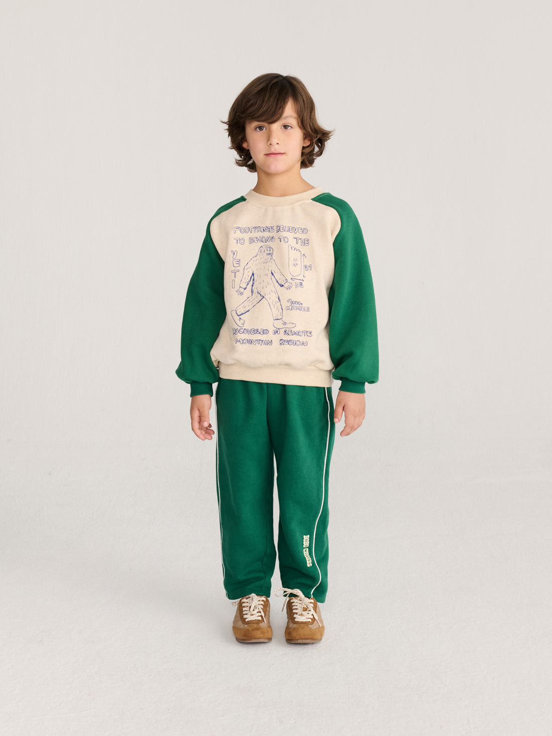 Mr. Footish Raglan Sweatshirt - Offwhite