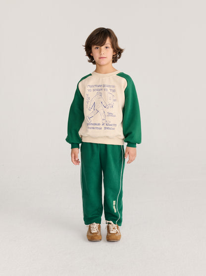 Mr. Footish Raglan Sweatshirt - Offwhite