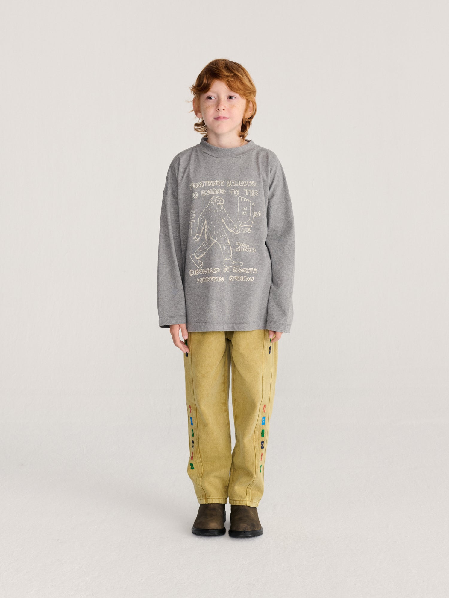 Mr. Footish T-Shirt - Dark Heather Grey