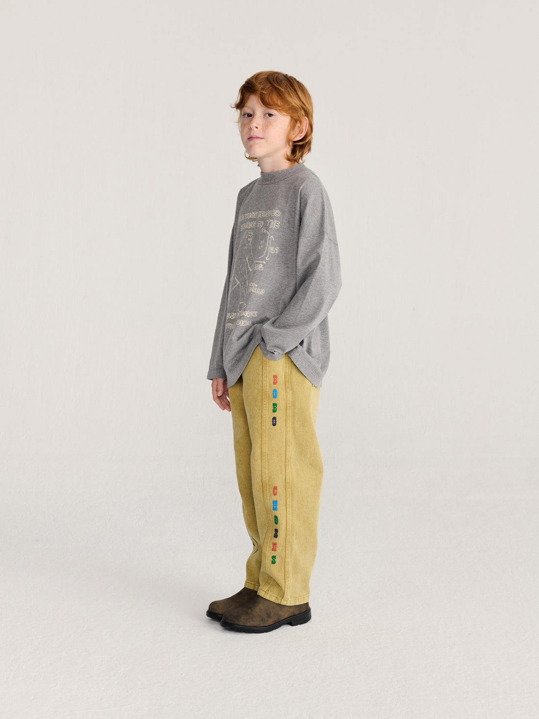 Bobo Choses Twill Pants - Khaki