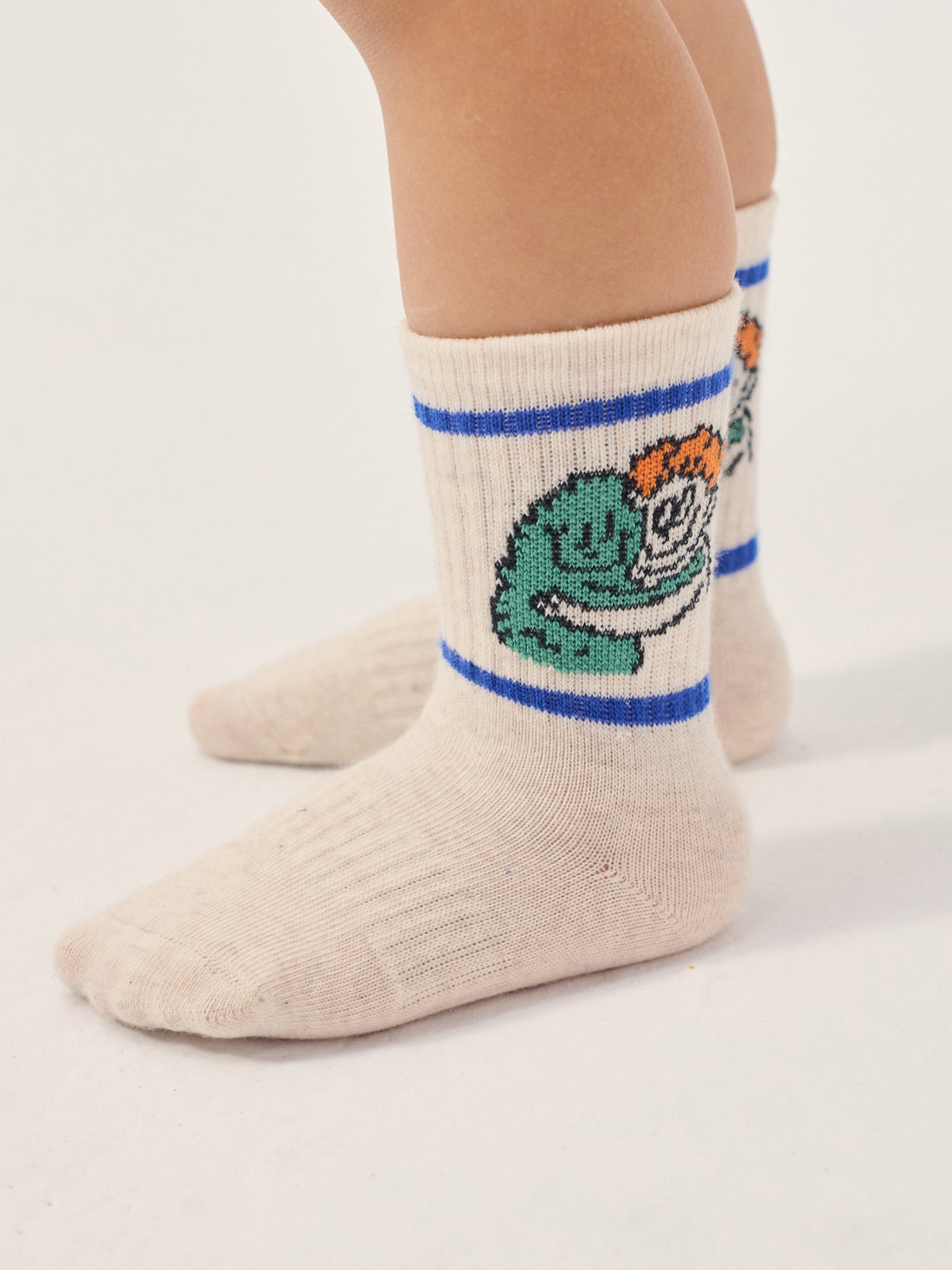 Hug Hairy Monster Short Socks - Offwhite