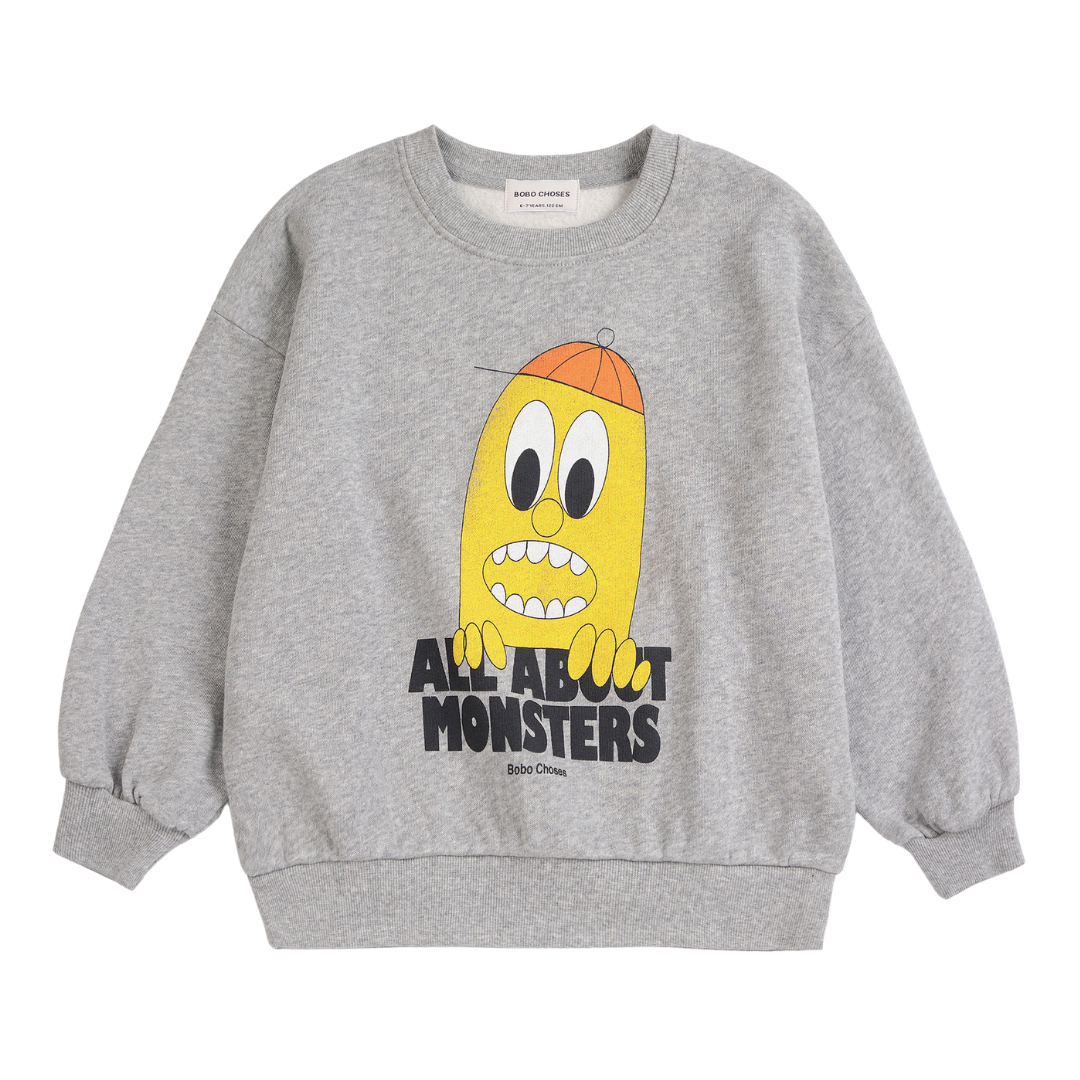 Bigtooth Lemon Sweatshirt - Light Heather Grey