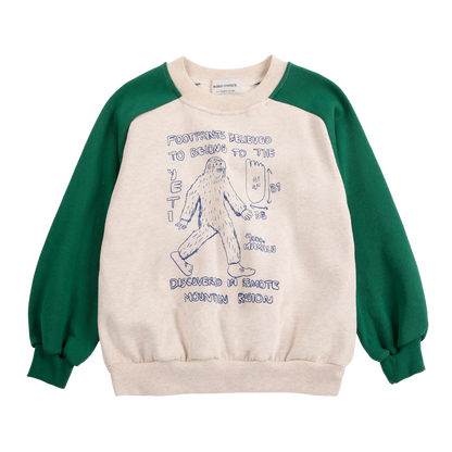 Mr. Footish Raglan Sweatshirt - Offwhite