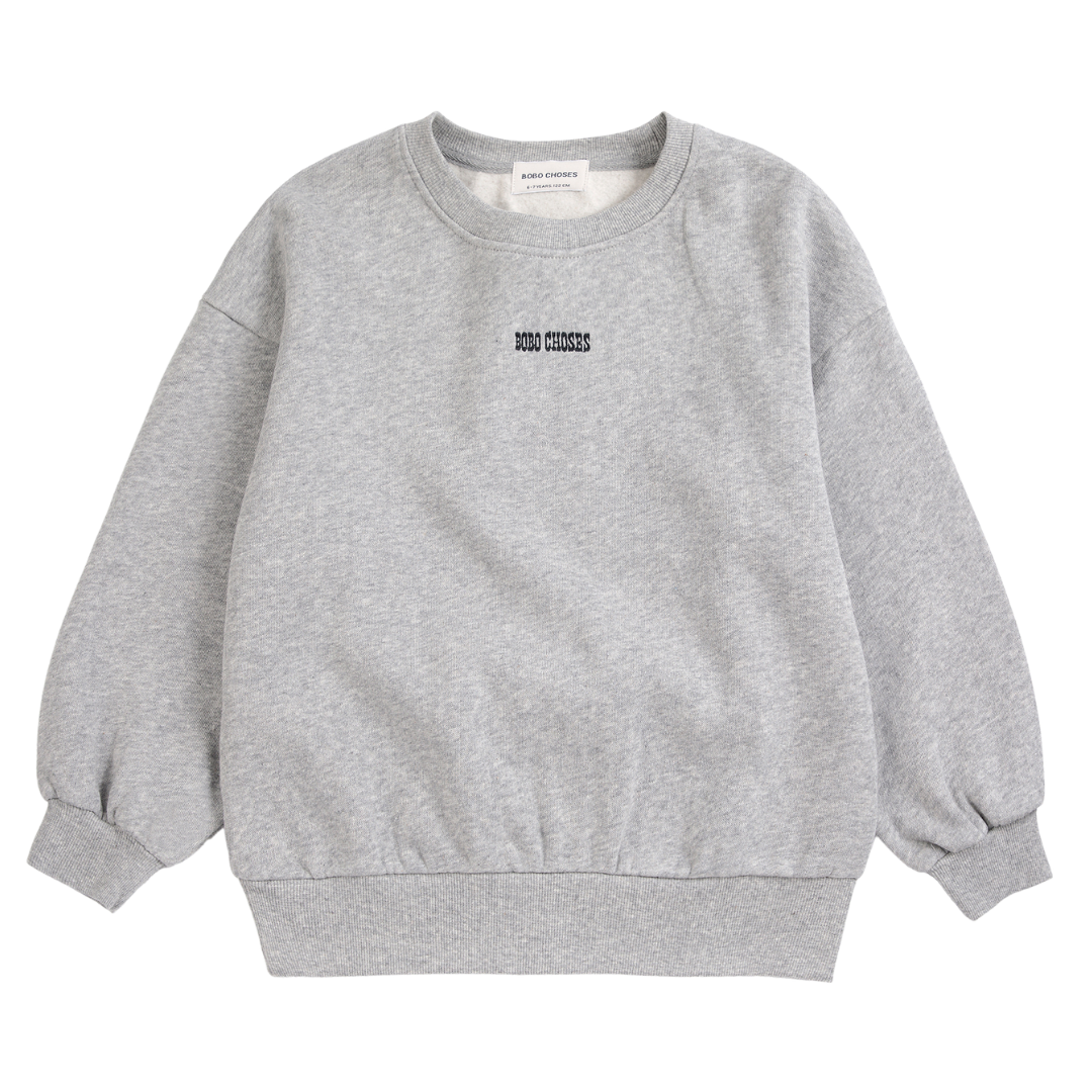 Mush Monster Duo Sweatshirt - Light Heather Grey