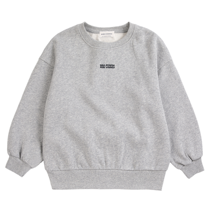 Mush Monster Duo Sweatshirt - Light Heather Grey