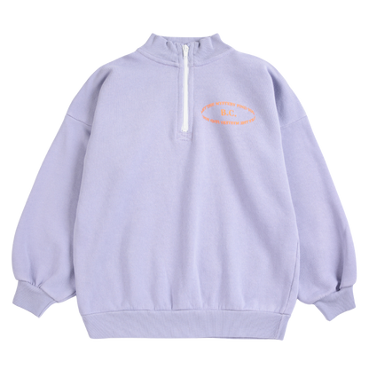 Mystery Bc Half Zipped Sweatshirt - Lavender