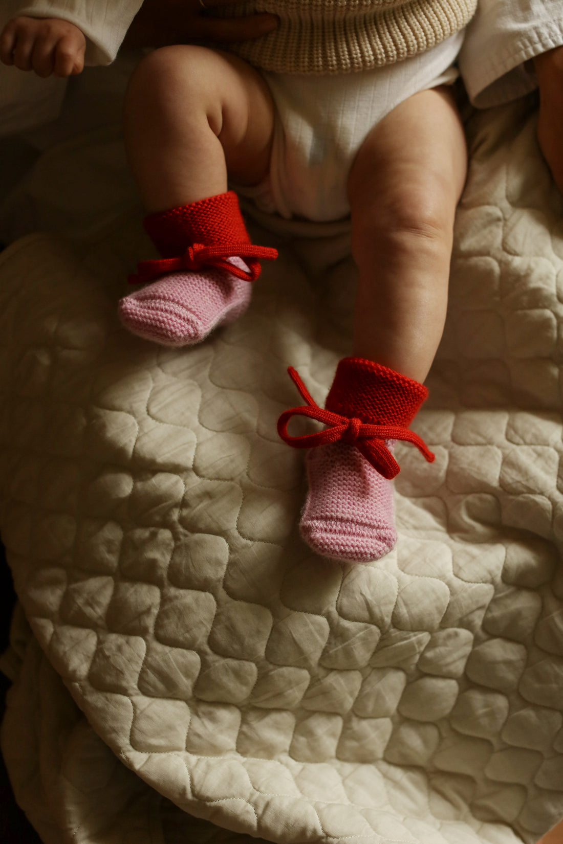 Original Booties - Cotton Candy/Red