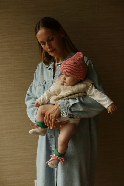 Original Booties - Cream/Grass