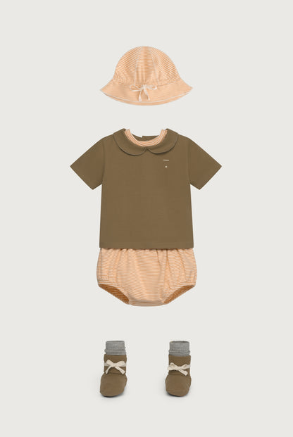 Baby Bloomer Gots - Melon - Cream