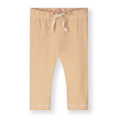Baby Leggings Gots - Melon - Cream