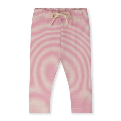 Baby Leggings Gots - Bubblegum - Cream